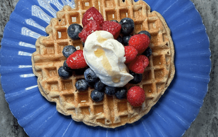 crispy waffles, vegan waffles, vegan breakfast